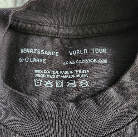 Beyonce Renaissance World Tour T-Shirt Mens Size Large - Picture 3 of 5